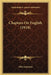 Chapters On English (1918) by Otto Jespersen