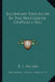 Secondary Education In The Nineteenth Century (1921) by R. L. Archer