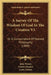 A Survey Of The Wisdom Of God In The Creation V5: Or A Compendium Of Natural Philosophy (1809) by John Wesley, Charles Bonnet, Louis Dutens
