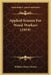 Applied Science For Wood Workers (1919) by William Henry Dooley