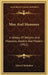 Men And Measures: A History Of Weights And Measures, Ancient And Modern (1912) by Edward Nicholson