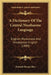 A Dictionary Of The Central Nicobarese Language: English-Nicobarese And Nicobarese-English (1889) by Edward Horace Man