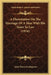 A Dissertation On The Marriage Of A Man With His Sister In Law (1816) by John Henry Livingston