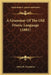 A Grammar Of The Old Friesic Language (1881) by Adley H. Cummins