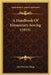 A Handbook Of Elementary Sewing (1915) by Etta Proctor Flagg
