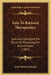 Aids To Rational Therapeutics: Specially Designed For Students Preparing For Examination (1881) by John Milner Fothergill