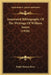 Annotated Bibliography Of The Writings Of William James (1920) by Ralph Barton Perry