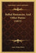 Ballad Romances, And Other Poems (1811) by Anna Maria Porter