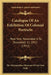 Catalogue Of An Exhibition Of Colonial Portraits: New York, November 6 To December 31, 1911 (1911) by The Metropolitan Museum of Art New York