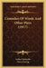 Comedies Of Words And Other Plays (1917) by Arthur Schnitzler, Pierre Loving
