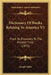 Dictionary Of Books Relating To America V5: From Its Discovery To The Present Time (1873) by Joseph Sabin