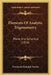 Elements Of Analytic Trigonometry: Plane And Spherical (1826) by Ferdinand Rudolph Hassler