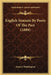 English Sonnets By Poets Of The Past (1888) by Samuel Waddington