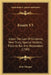 Essays V3: Upon The Law Of Evidence, New Trials, Special Verdicts, Trials At Bar And Repleaders (1789) by John Morgan