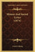 Hymns And Sacred Lyrics (1874) by Godfrey Thring
