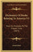Dictionary Of Books Relating To America V5: From Its Discovery To The Present Time (1873) by Joseph Sabin