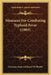 Measures For Combating Typhoid Fever (1903) by Germany Imperial Board of Health