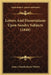 Letters And Dissertations Upon Sundry Subjects (1848) by James Chamberlayne Pickett