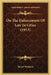 On The Enforcement Of Law In Cities (1913) by Brand Whitlock