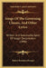 Songs Of The Governing Classes, And Other Lyrics: Written In A Seasonable Spirit Of Vulgar Declamation (1890) by Robert Barnabas Brough