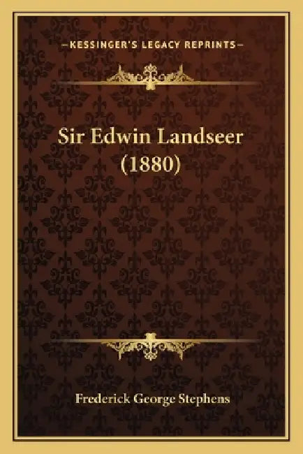 Sir Edwin Landseer (1880) by Frederick George Stephens