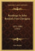 Readings In John Ruskin's Fors Clavigera: 1871-1884 (1902) by John Ruskin