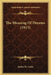 The Meaning Of Dreams (1915) by Isador H. Coriat