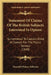 Statement Of Claims Of The British Subjects Interested In Opium: Surrendered To Captain Elliot At Canton For The Public Service (1840) by Roundell Palmer Selborne