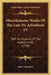 Miscellaneous Works Of The Late Dr. Arbuthnot V1: With An Account Of The Author's Life (1770) by John Arbuthnot
