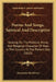 Poems And Songs, Satirical And Descriptive: Bearing On The Political, Moral, And Religious Character Of Man, In This Country At The Present Day (1850) by Alexander McGilvray