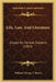 Life, Law, And Literature: Essays On Various Subjects (1863) by William George T. Barter