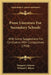Prose Literature For Secondary Schools: With Some Suggestions For Correlation With Composition (1910) by Margaret Ashmun, Willard G. Bleyer