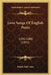 Love Songs Of English Poets: 1500-1800 (1892) by Ralph Hall Caine