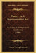 Poetry As A Representative Art: An Essay In Comparative Aesthetics (1899) by George Lansing Raymond