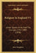 Religion In England V1: Under Queen Anne And The Georges, 1702-1800 (1878) by John Stoughton