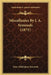 Miscellanies By J. A. Symonds (1871) by John Addington Symonds