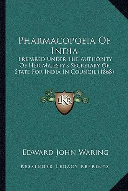 Pharmacopoeia Of India by Waring, Edward John