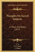 Thoughts On Sacred Subjects: In Prose And Poetry (1847) by E. W, F. O. Smith, T. Shann