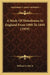 A Study Of Melodrama In England From 1800 To 1840 (1919) by Jr. Dye William S.