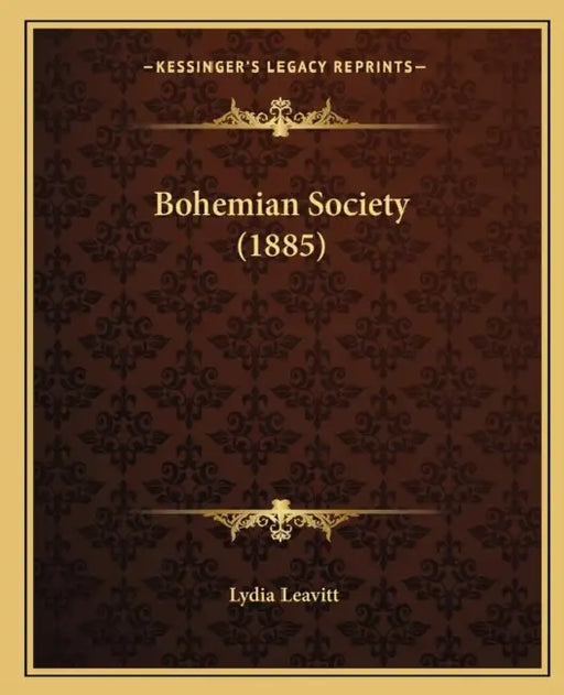 Bohemian Society (1885) by Lydia Leavitt