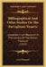 Bibliographical And Other Studies On The Pervigilium Veneris: Compiled From Research In The Library Of The British Museum (1913) by Cecil Clementi