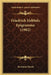 Friedrich Hebbels Epigramme (1902) by Bernhard Patzak