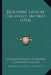 Beginners' Latin By The Direct Method (1914) by Edward Conner Chickering, Harwood Hoadley