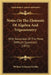 Notes On The Elements Of Algebra And Trigonometry: With Solutions Of The More Difficult Questions (1872) by William Nathaniel Griffin