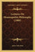 Lectures On Homeopathic Philosophy (1900) by James Tyler Kent