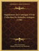 Supplement Aux Catalogue D'Une Collection De Medailles Antiques (1788) by Pieter Van Damme, Charlotte Bentinck-Von Aldenburg