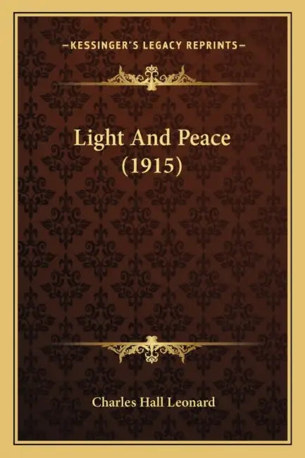 Light And Peace (1915) by Charles Hall Leonard