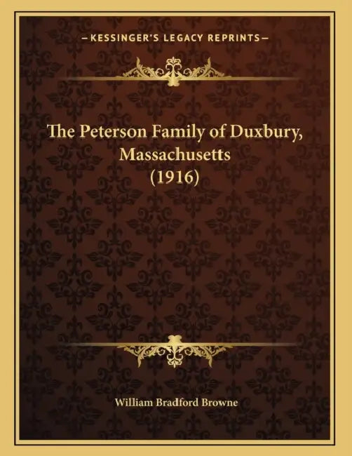 The Peterson Family of Duxbury, Massachusetts (1916) by William Bradford 1875- [From O. Browne