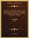Specimen Hydrodynamicum De Resistentia Corporum In Fluidis Motorum, No. III: Symbolum (1752) by Jacob Adam