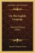 On The English Language: Past And Present (1860) by Richard Chenevix Trench
